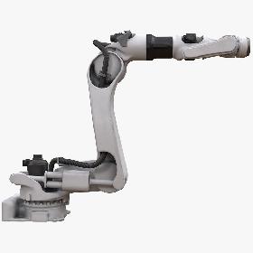 Rigged Spot Welding Robot 3D model